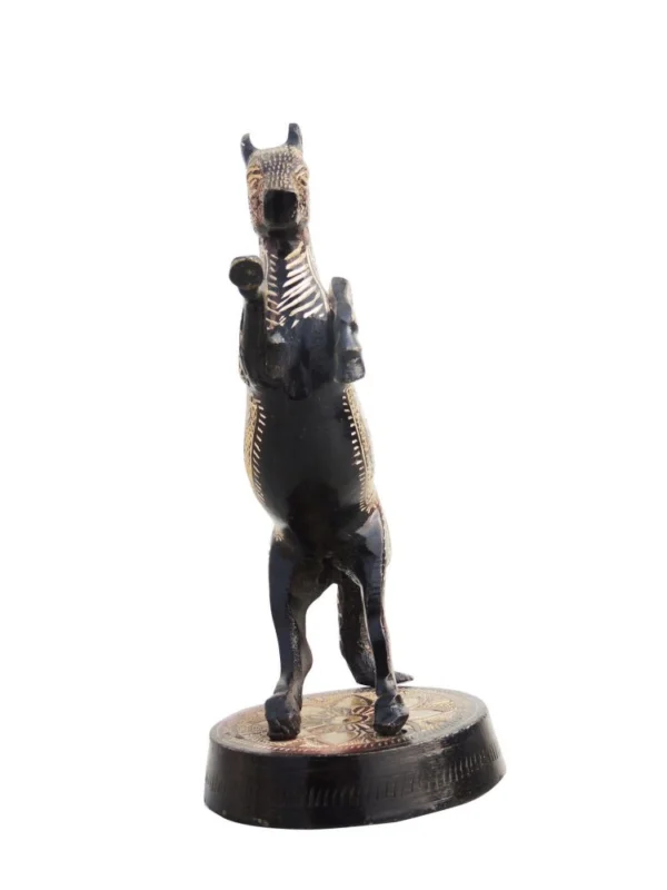 Brass Horse Showpiece (Jumping), 8.5 inch