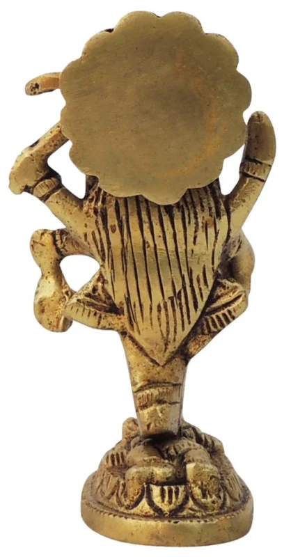 Kali Maa Idol in Brass, 3.5 inch