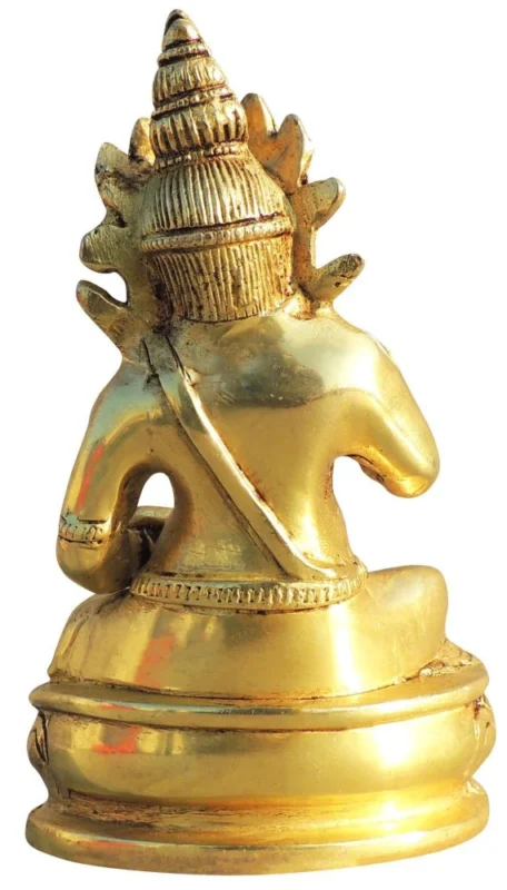 Kuber Ji Idol in Brass, 7.5 inch
