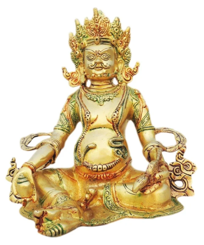 Kuber Ji Idol in Brass, 3.8 inch – for Desk and Car