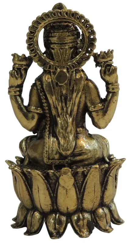 Lakshmi Ji Idol in Brass (Laxmi), 3 inch, design BS1822-L