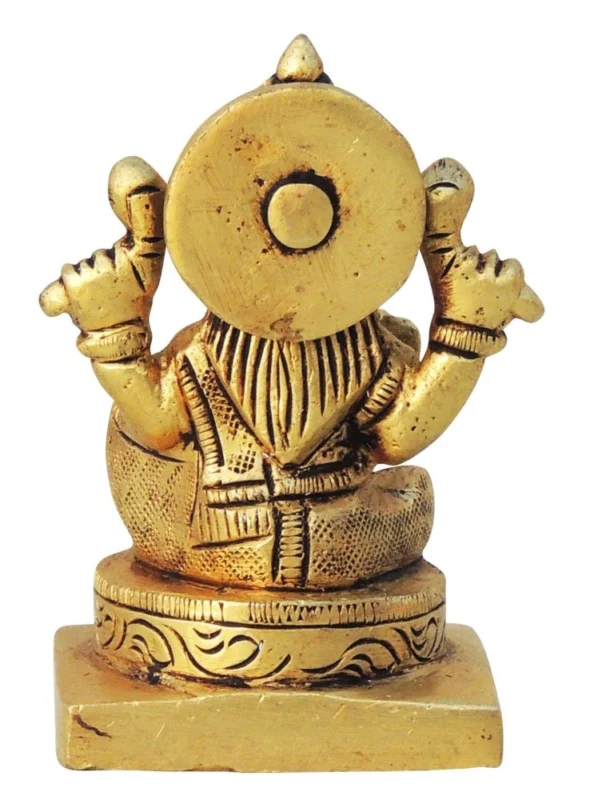 Lakshmi Ji Idol in Brass (Laxmi), 2.5 inch, 260 g