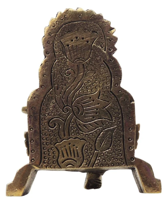 Annapurna Devi Idol in Brass, 3 inch