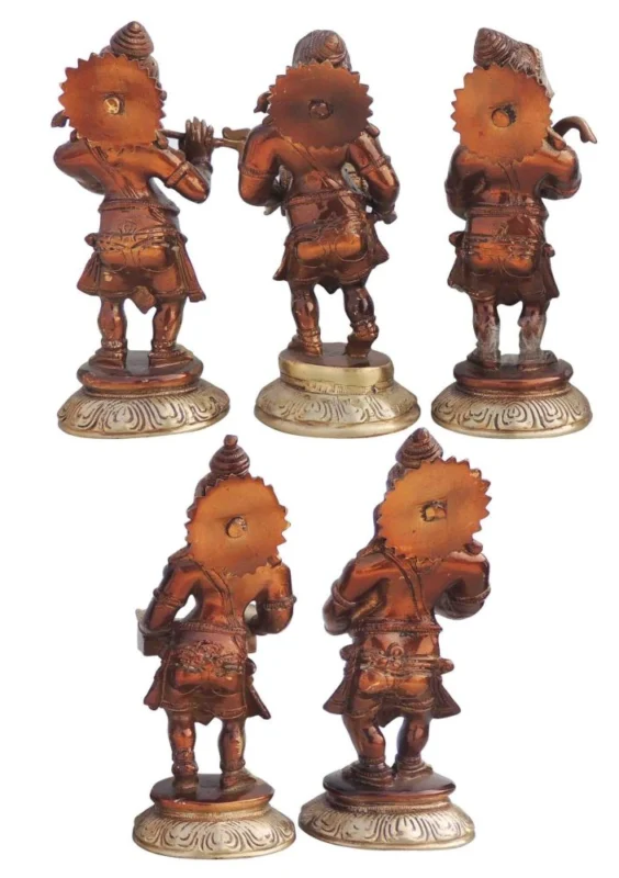 Ganesh Ji Idol in Brass (Musical), 8.55 kg
