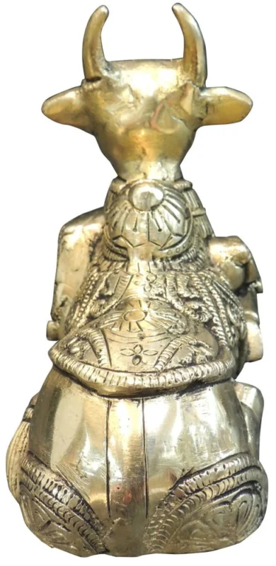 Nandi Idol in Brass, 5 inch, 1.36 kg