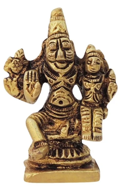 Narasimha Idol in Brass (Narsingh), 2.2 inch, brass, Vedikcraft Moradabad