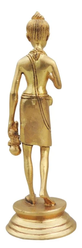 Deity Idol in Brass (Neelkanth Varni), 6.6 inch