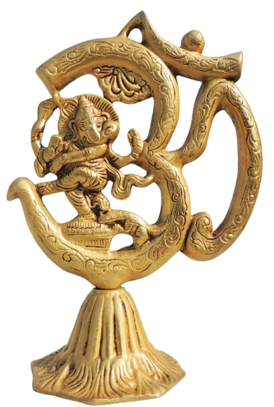 Ganesh Ji Idol in Brass, 8.5 inch, 1 kg