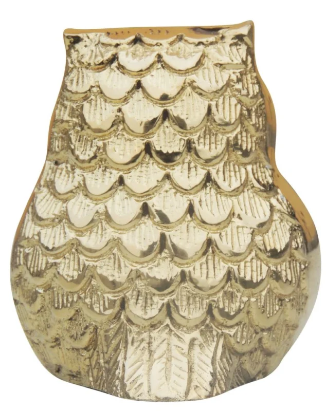 Brass Owl Showpiece, 3.5 inch