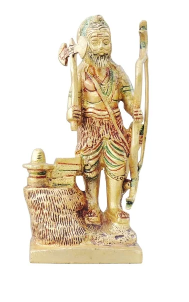 Parshuram Ji Idol in Brass, 7 inch, brass, Vedikcraft Moradabad