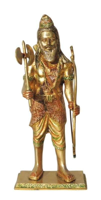 Parshuram Ji Idol in Brass, 13.6 inch – for Pooja Room