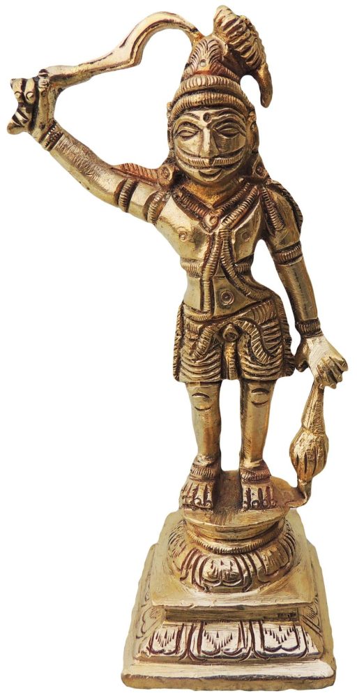 Parshuram Ji Idol in Brass, 5.5 inch, brass, Vedikcraft Moradabad