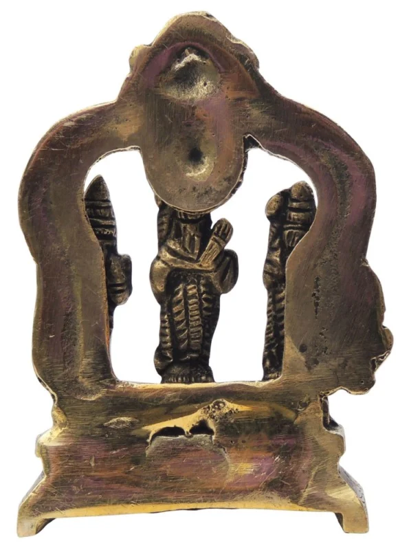 Ram Darbar Idol in Brass, 4 inch, 380 g