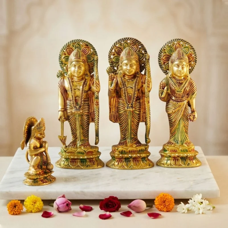 Ram Darbar Idol in Brass, 4.7 kg