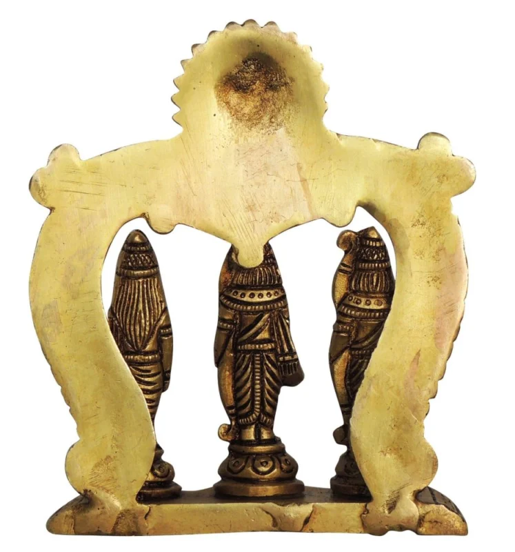 Ram Darbar Idol in Brass, 5.5 inch, 680 g