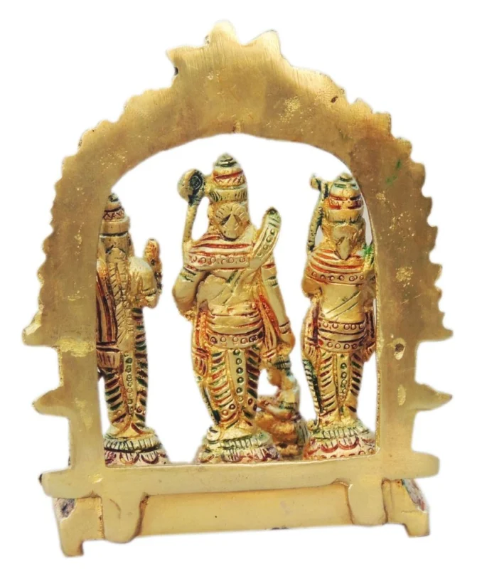 Ram Darbar Idol in Brass (Dharbar Same), 5.5 inch