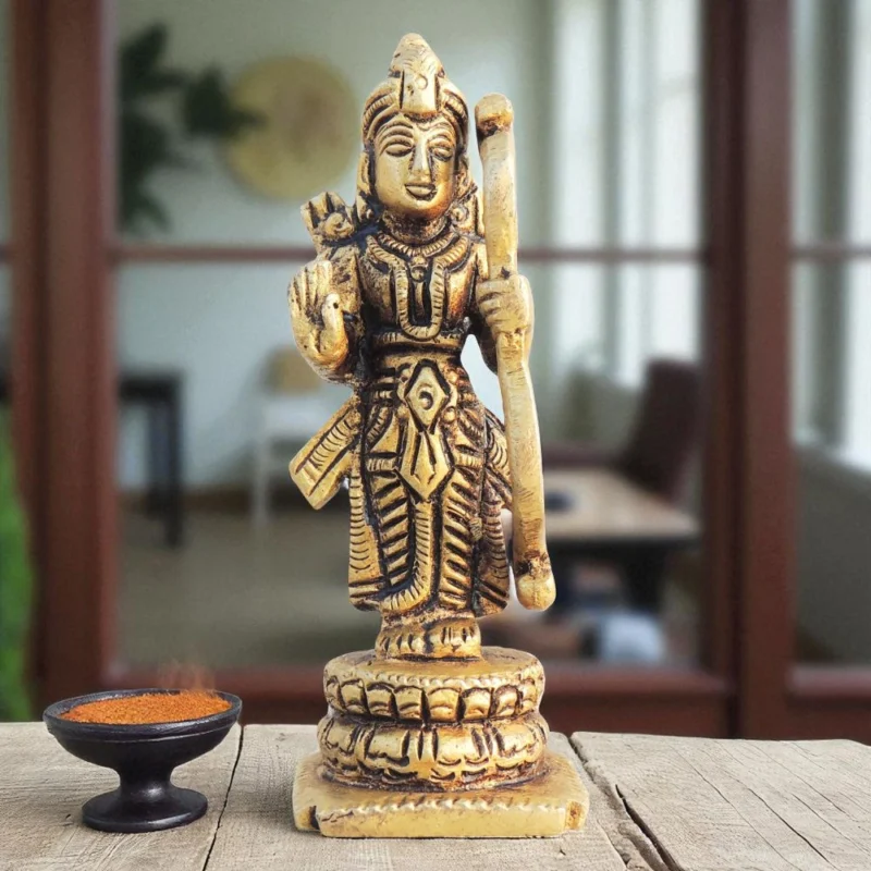 Ram Ji Idol in Brass, 3.3 inch – for Desk and Car