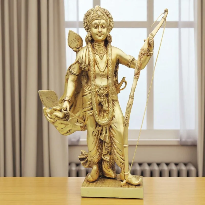Ram Ji Idol in Brass, 24 inch – for Temple and Entrance