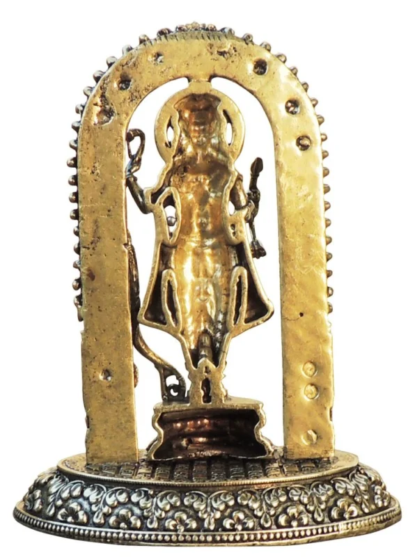 Ram Ji Idol in Brass, 4 inch