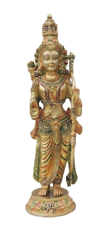 Ram Ji Idol in Brass, 7.4 kg