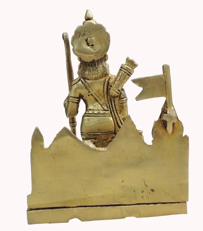 Ram Ji Idol in Brass, 7.5 inch