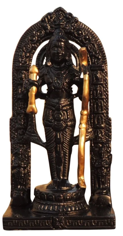 Ram Lalla Idol in Brass (Lala), 5.5 inch