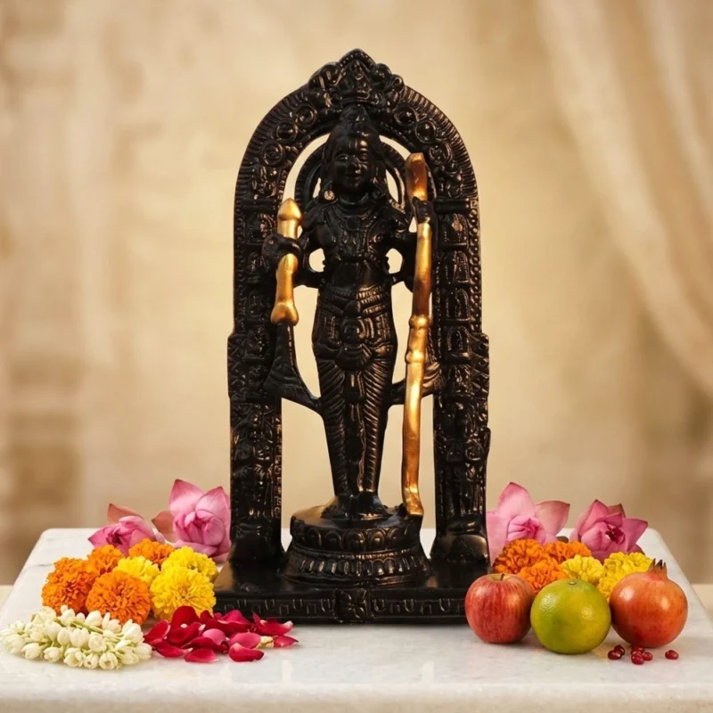 Ram Lalla Idol in Brass (Lala), 5.5 inch – for Home Mandir