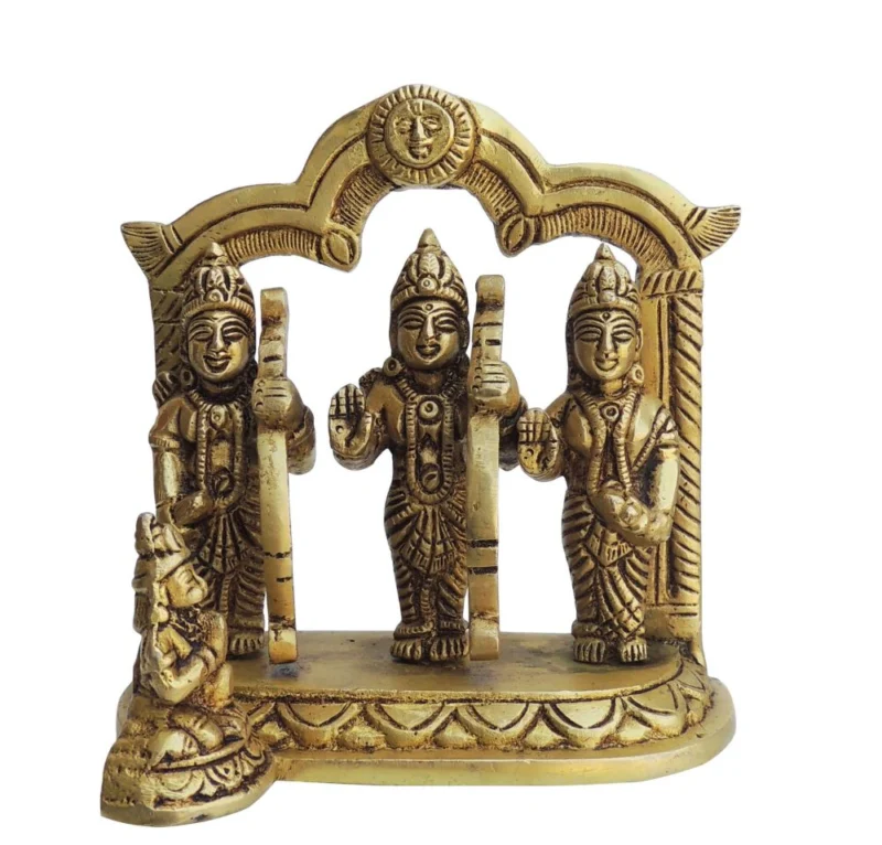 Ram Darbar Idol in Brass (Ramdarbar), 780 g