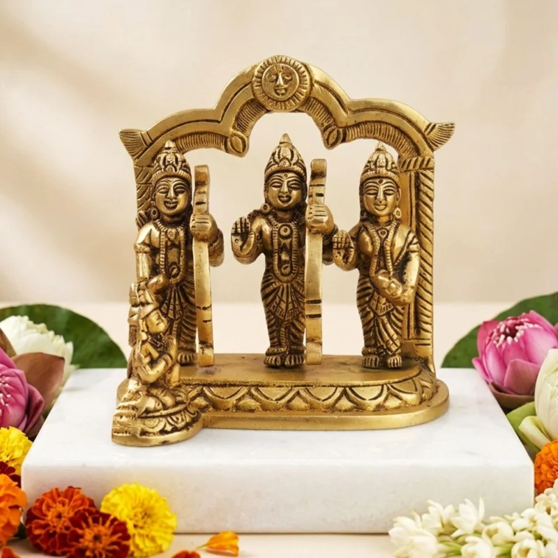Ram Darbar Idol in Brass (Ramdarbar), 780 g