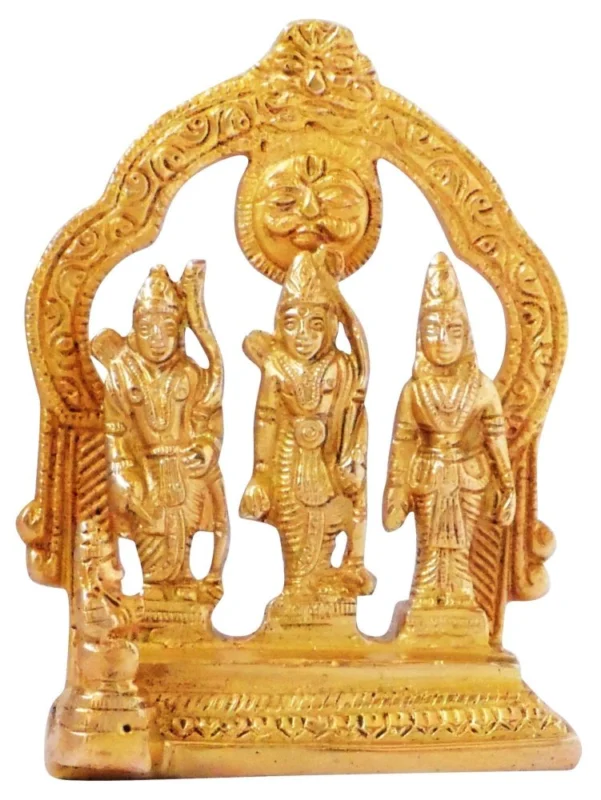 Ram Darbar Idol in Brass (Ramdarbar), 5 inch