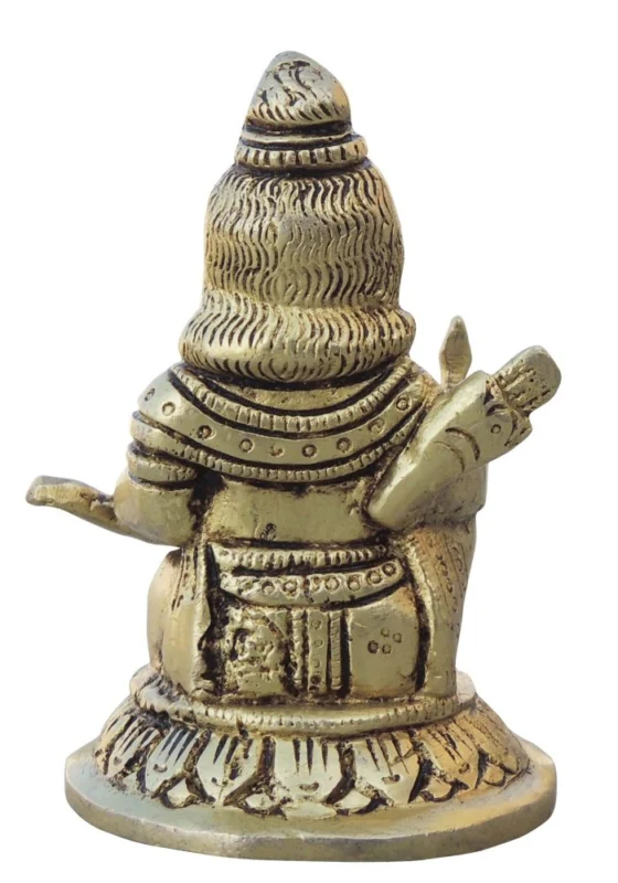 Ram Lalla Idol in Brass (Ramlala), 4.5 inch