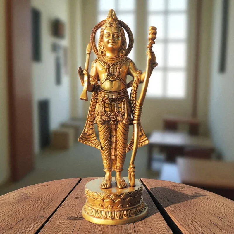 Ram Lalla Idol in Brass (Ramlala), 13 inch, design BS1738-E – for Pooja Room