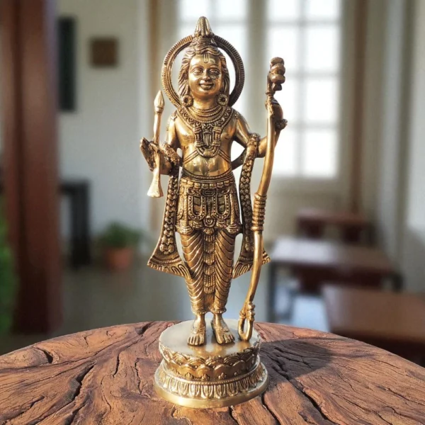 Ram Lalla Idol in Brass (Ramlala), 13 inch, design BS1738-F, brass, Vedikcraft Moradabad