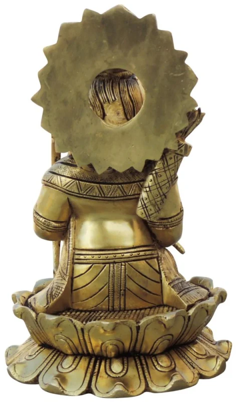 Ram Lalla Idol in Brass (Ramlala), 9 inch