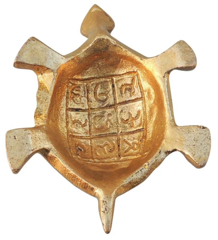 Brass Tortoise (Kachua) Showpiece, 1 inch, 160 g