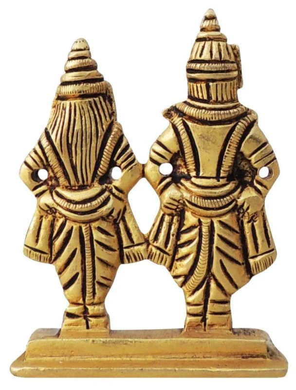 Vitthal Idol in Brass (Rukmini), 2.7 inch
