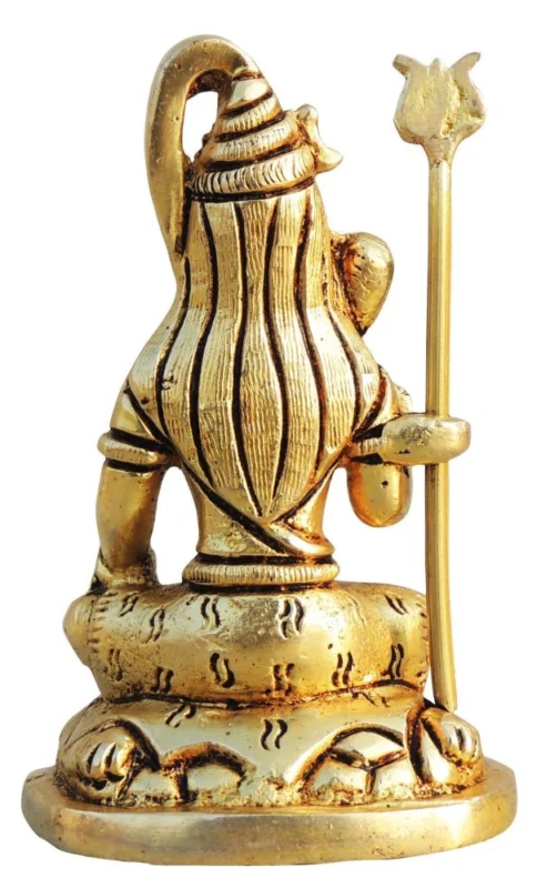 Shiv Ji Idol in Brass, 4 inch, 420 g