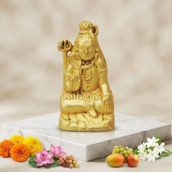 Shiv Ji Idol in Brass, 2.2 inch, brass, Vedikcraft Moradabad