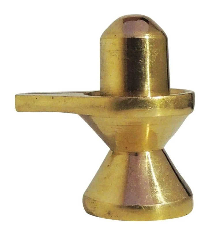 Shivling Idol in Brass, 1.6 inch