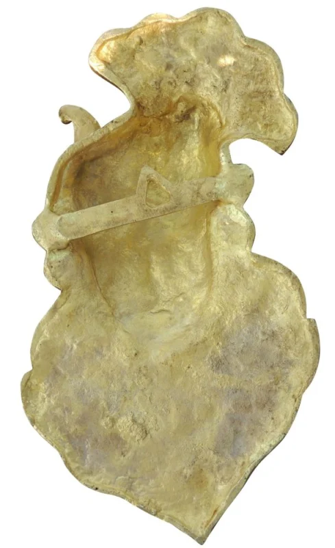 Deity Idol in Brass, Wall Hanging (Shrinath), 11.5 inch