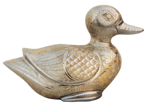 Brass Duck Showpiece, 7 inch, brass, Vedikcraft Moradabad