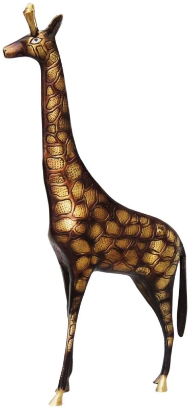 Brass Giraffe Showpiece, 16.5 inch – for Living Room and Entrance