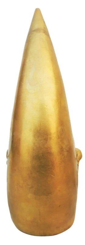 Ganesh Ji Idol in Brass (Teeth), 8.4 inch