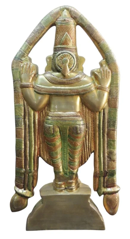 Tirupati Balaji Idol in Brass (Bala), 17.5 kg