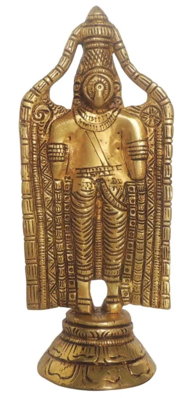 Tirupati Balaji Idol in Brass (Bala), 8 inch, 1 kg