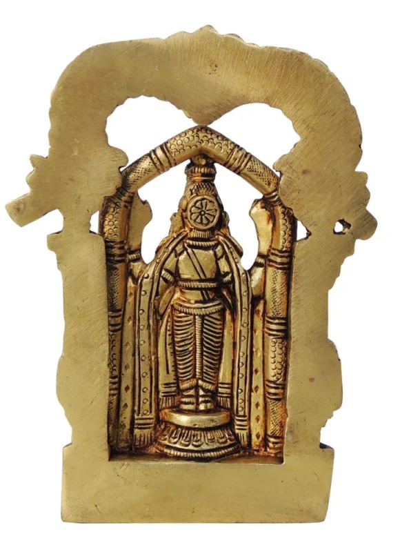Tirupati Balaji Idol in Brass (Bala), 5.6 inch