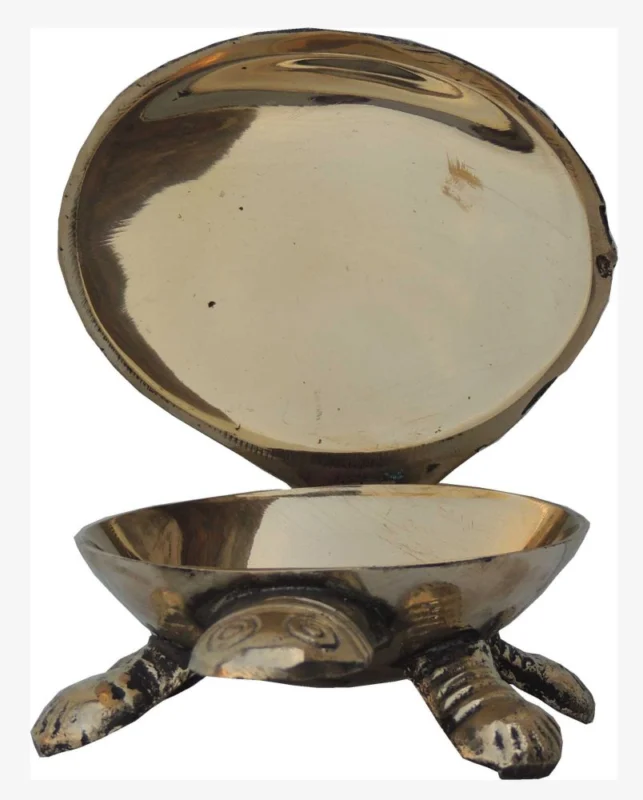 Brass Tortoise (Kachua) Showpiece, 1.6 inch