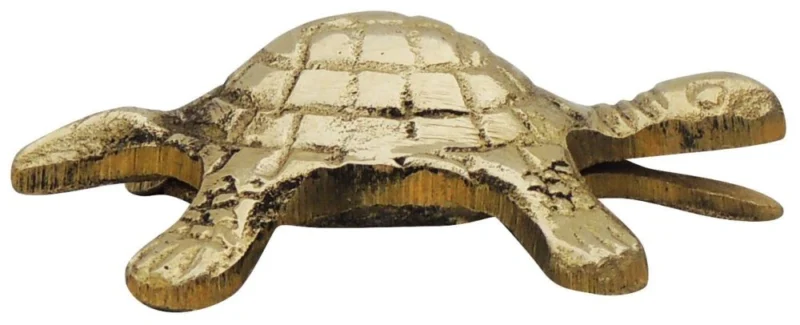 Brass Tortoise (Kachua) Showpiece (Small), 0.8 inch – for Vastu and Décor