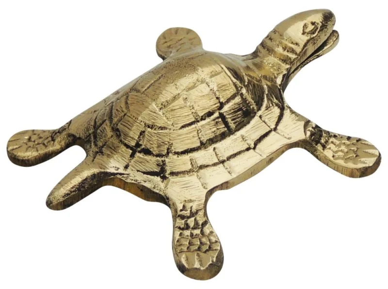 Brass Tortoise (Kachua) Showpiece (Small), 1 inch, 160 g