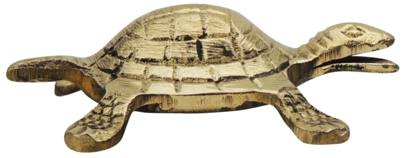 Brass Tortoise (Kachua) Showpiece (Small), 1 inch, 160 g – for Vastu and Décor